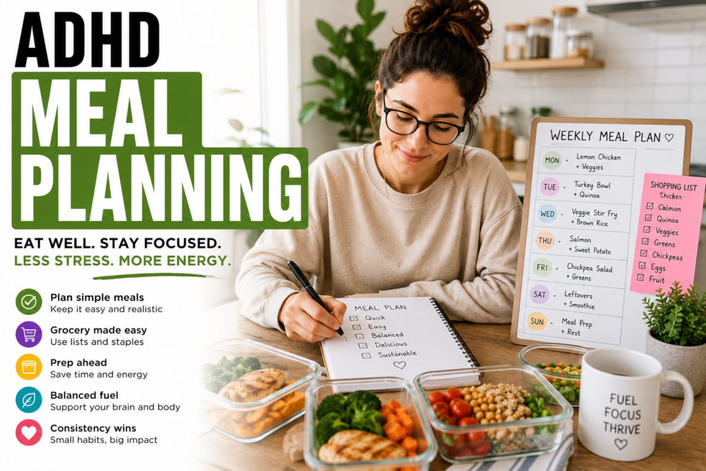 ADHD Meal Planning Guide: Simple Systems for Stress-Free