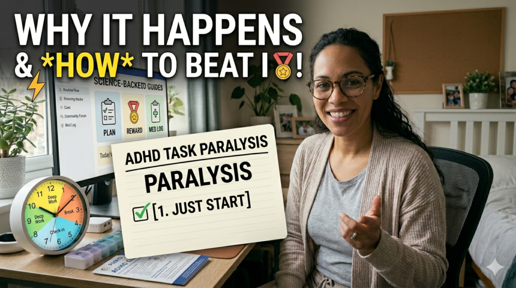 ADHD Task Paralysis: Why It Happens and Ways to Overcome It