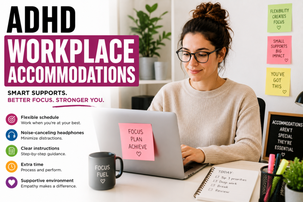 ADHD Workplace Accommodations: The Complete Guide to Workplace Support