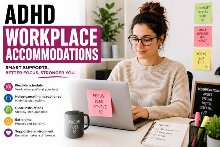 ADHD Workplace Accommodations: The Complete Guide to Workplace Support