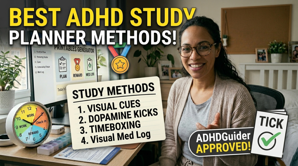 The Best ADHD Study Planner Methods for Students | ADHDGuider