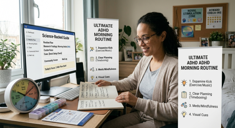 The Ultimate ADHD Morning Routine for Adults: A Science-Backed Guide