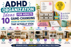 ADHD Organization Ideas for Adults 10 Game-Changing Room-by-Room